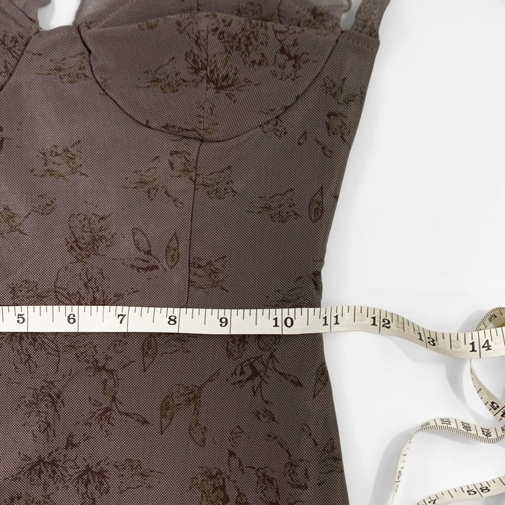 New Pink Mauve Brown Flirty Mini - Picture 12 of 16